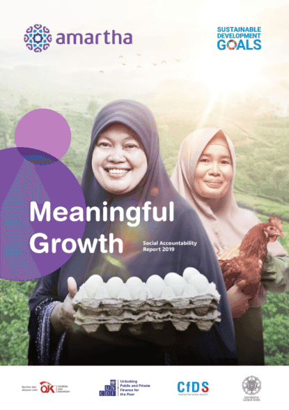 Laporan keberlanjutan dari Amartha Tahun ke Tahun 8