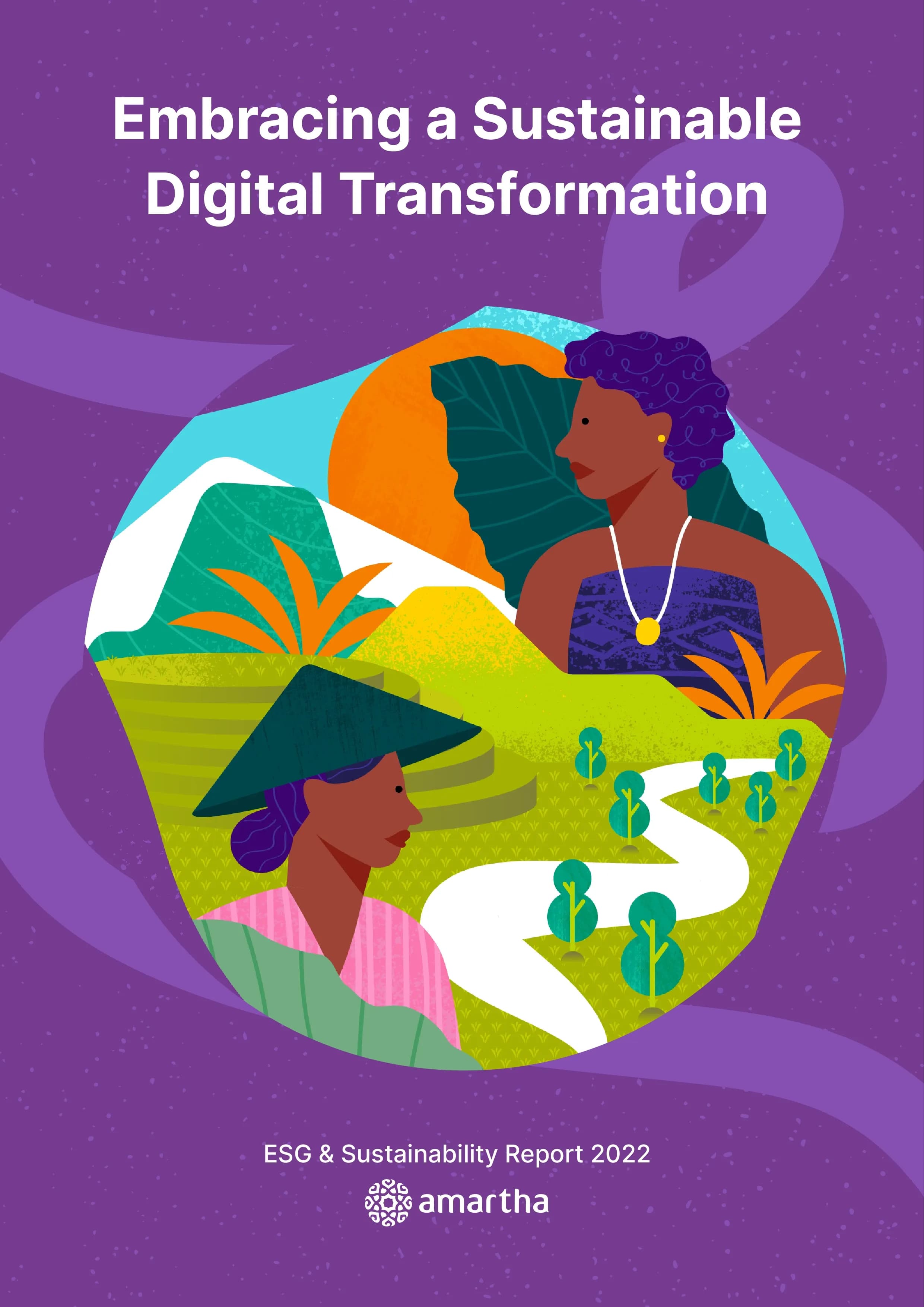 Laporan keberlanjutan dari Amartha Tahun ke Tahun 4