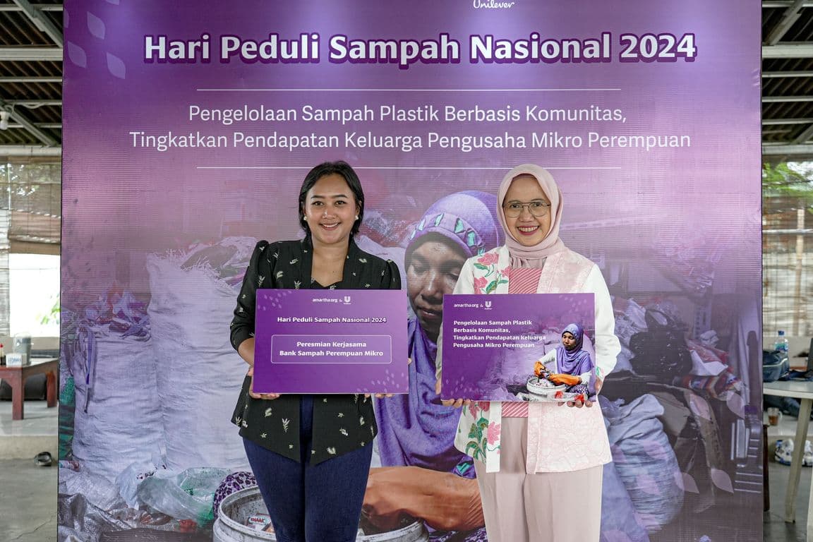 Tingkatkan Pendapatan Masyarakat Akar Rumput, Amartha dan Unilever Sinergikan Jejaring Usaha Mikro Perempuan dengan Bank Sampah Perempuan Mikro