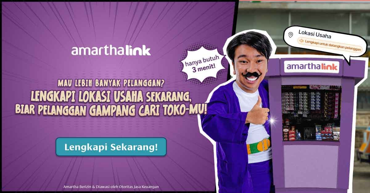Fitur Baru! Lengkapi Lokasi Usaha Agen AmarthaLink di Aplikasi AmarthaFin. Jangan Sampai Pelanggan Bingung Cari Tokomu!