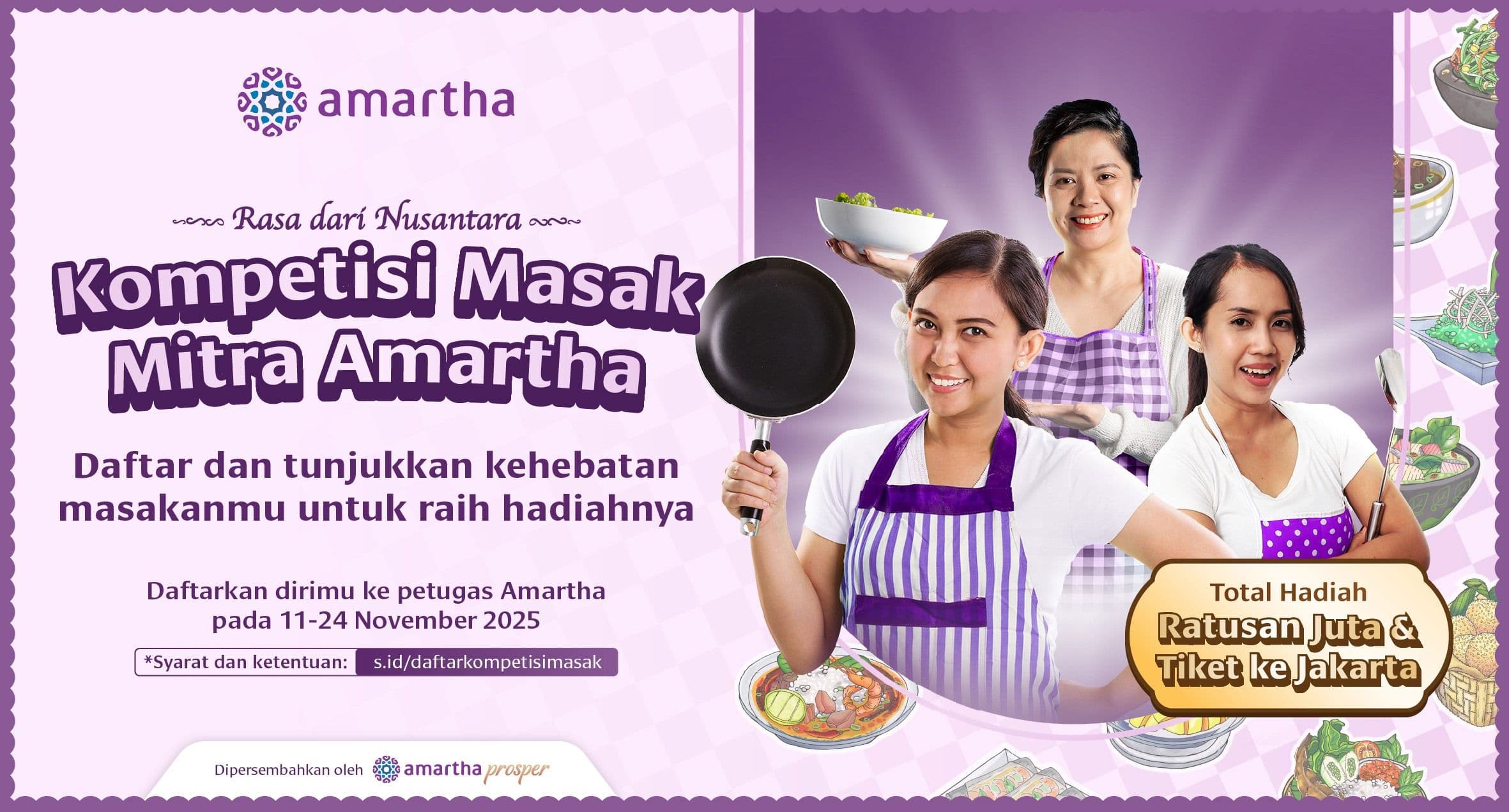 Kompetisi Masak Amartha: Dari Dapur ke Panggung Juara Tunjukkan Cita Rasa Terbaikmu!