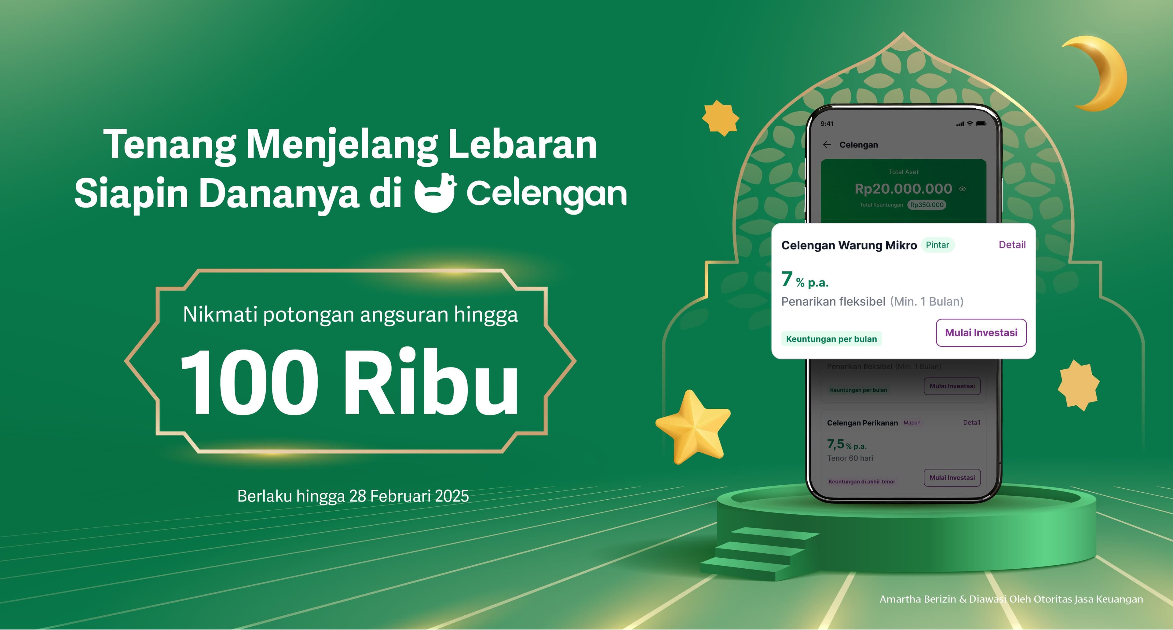 Investasi di Celengan, Dapatkan Potongan Angsuran Lebaran!