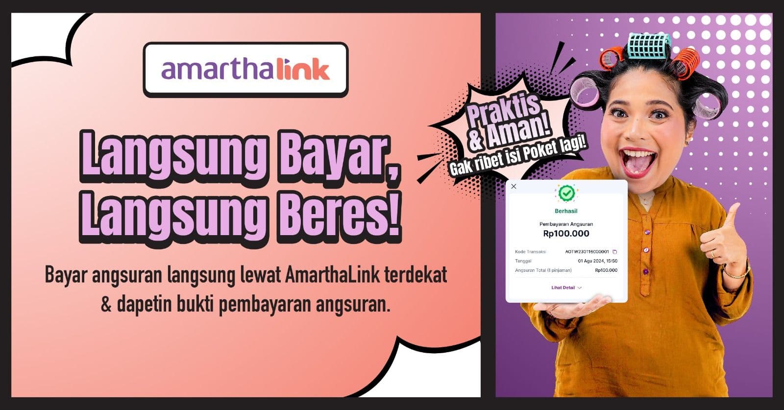 Bayar Angsuran Makin Gampang! Sekarang Bisa Langsung Bayar ke Agen AmarthaLink