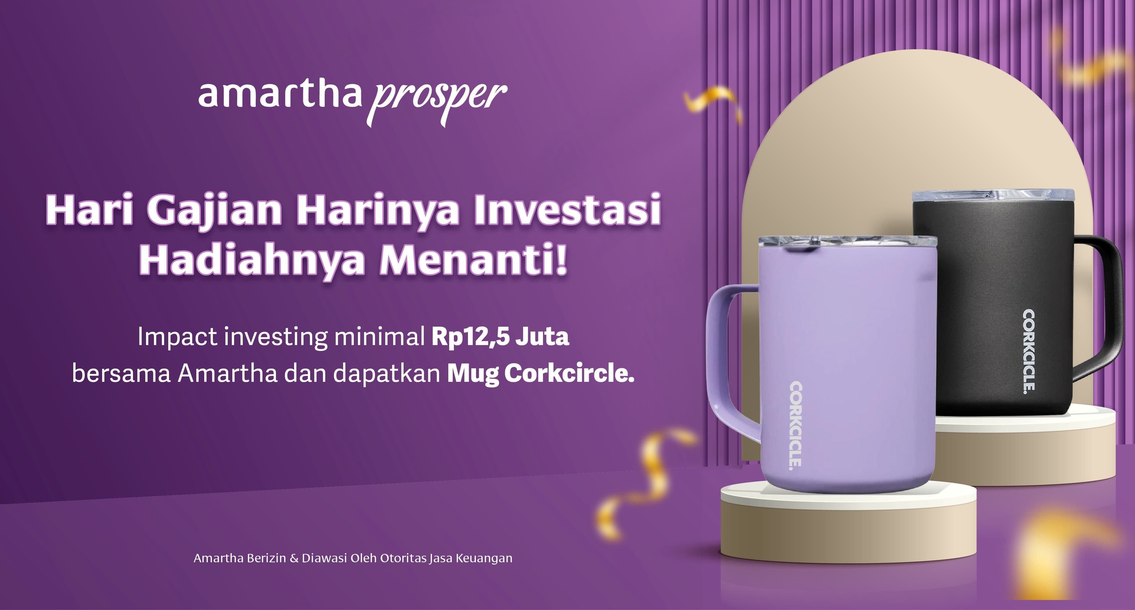 Rayakan Hari Gajian: Investasi Dapat Mug Eksklusif dari Amartha!