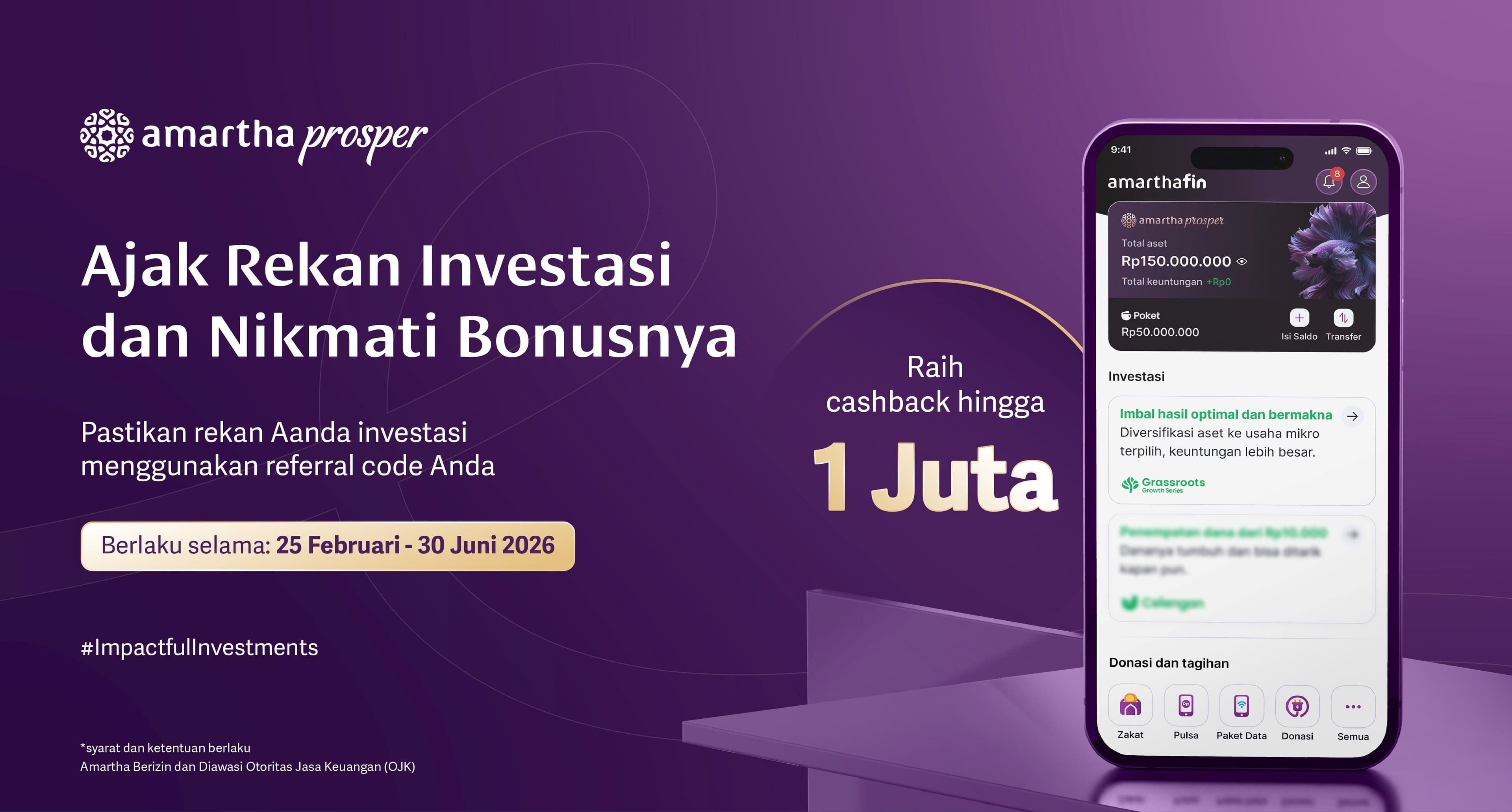 Grow Together: Program Referral untuk Tumbuh Bersama di Amartha Prosper