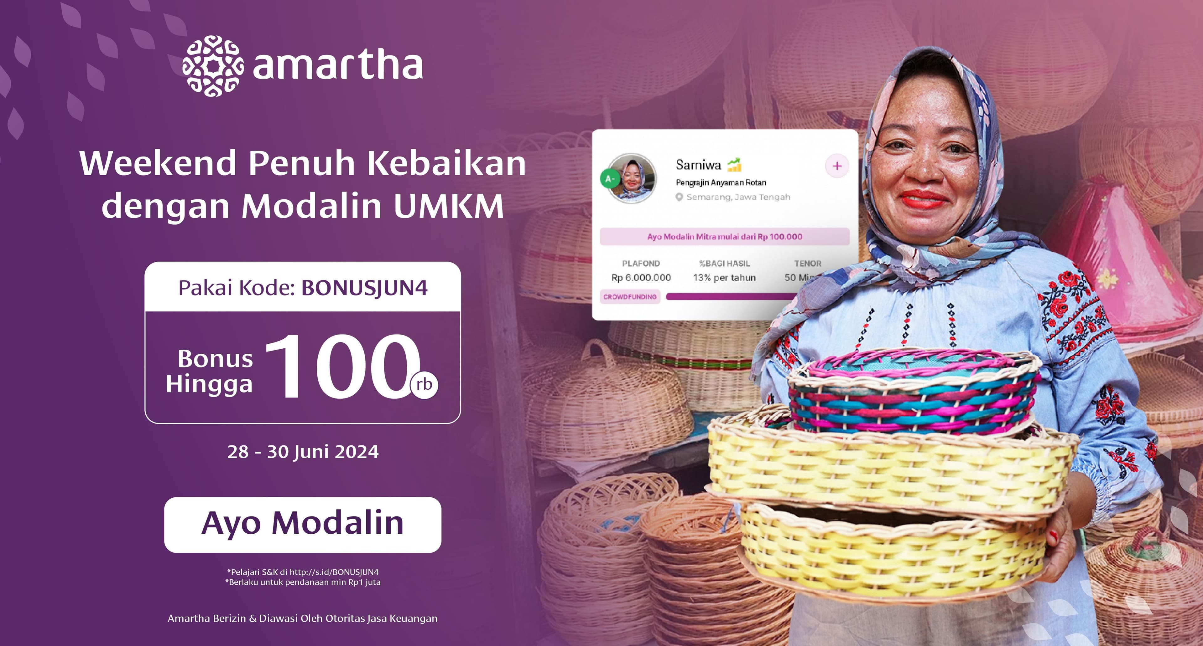Weekend Penuh Kebaikan dengan Modalin UMKM