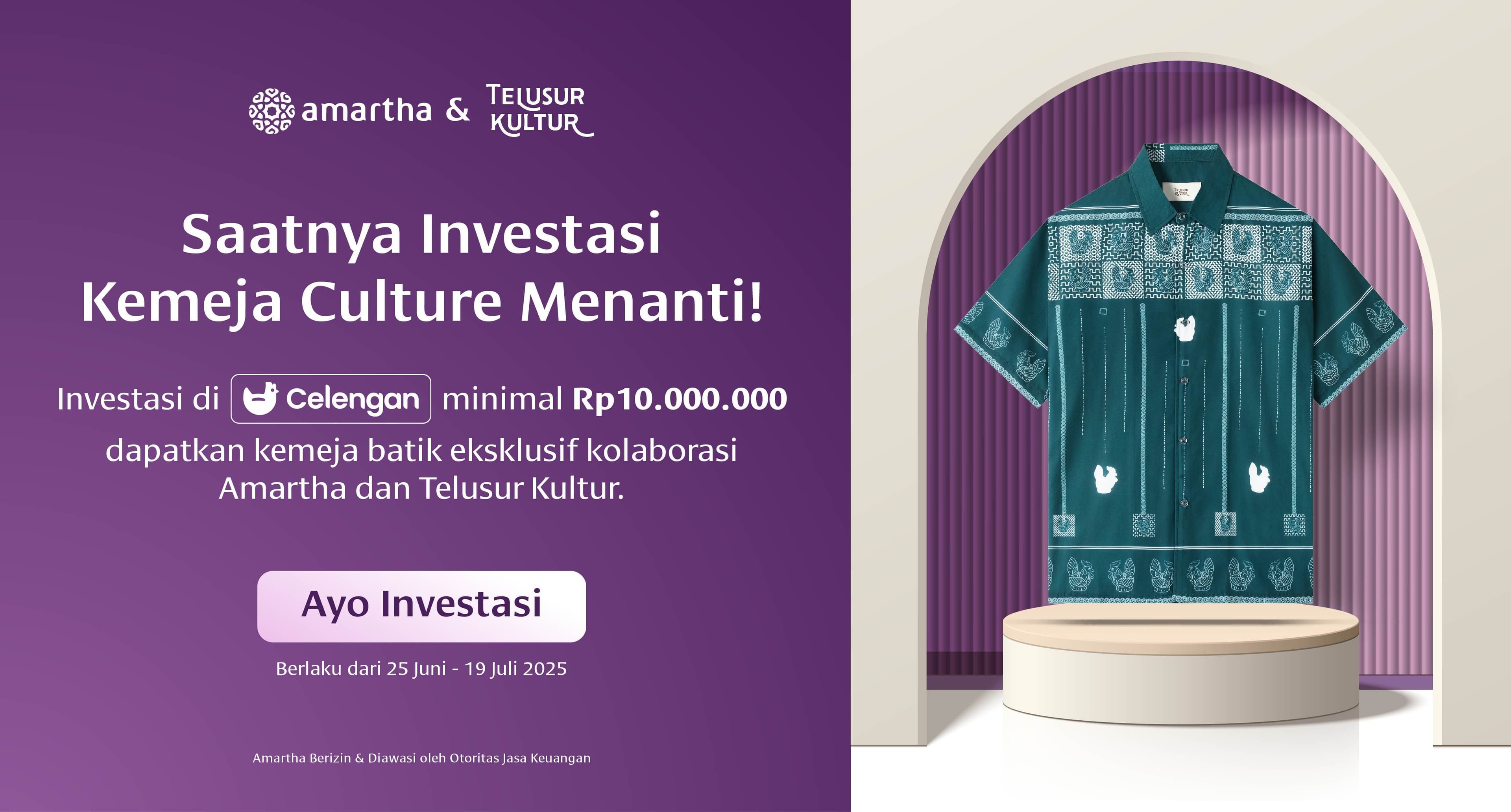 Dapatkan Kemeja Eksklusif Amartha dan Telusur Kultur Hanya dengan Investasi di Celengan Amartha!