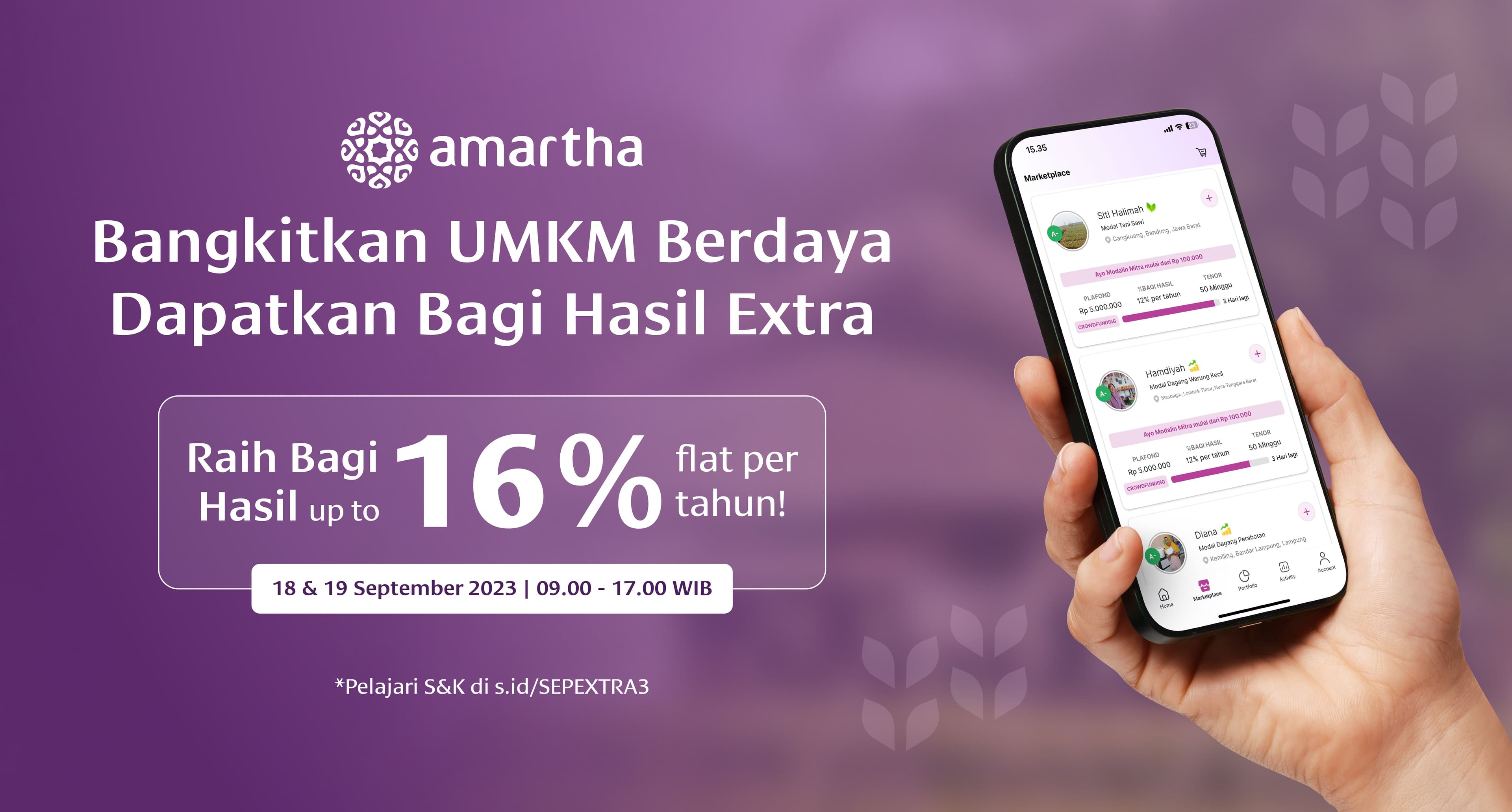 Bangkitkan UMKM Berdaya Dapatkan Bagi Hasil Extra!