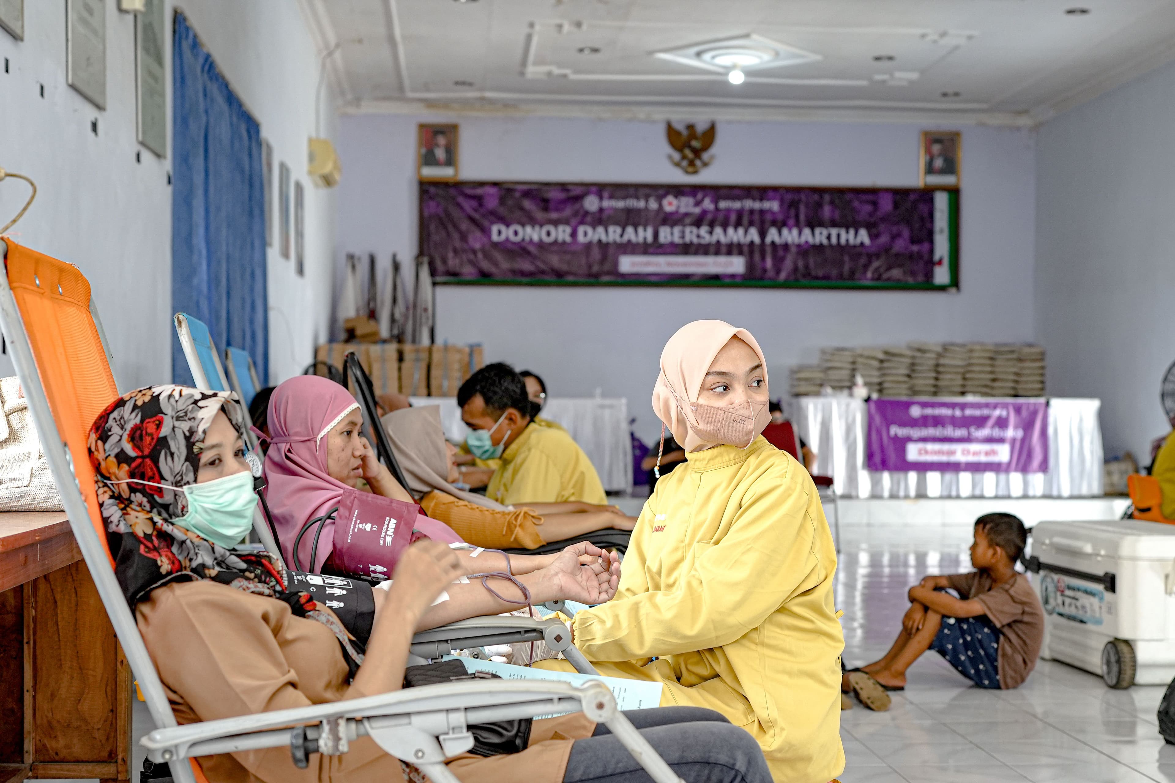 Dukung Aksi Solidaritas Sosial UMKM, Amartha Gelar Kegiatan Donor Darah dan Kelas Literasi Keuangan & Digital di Jember