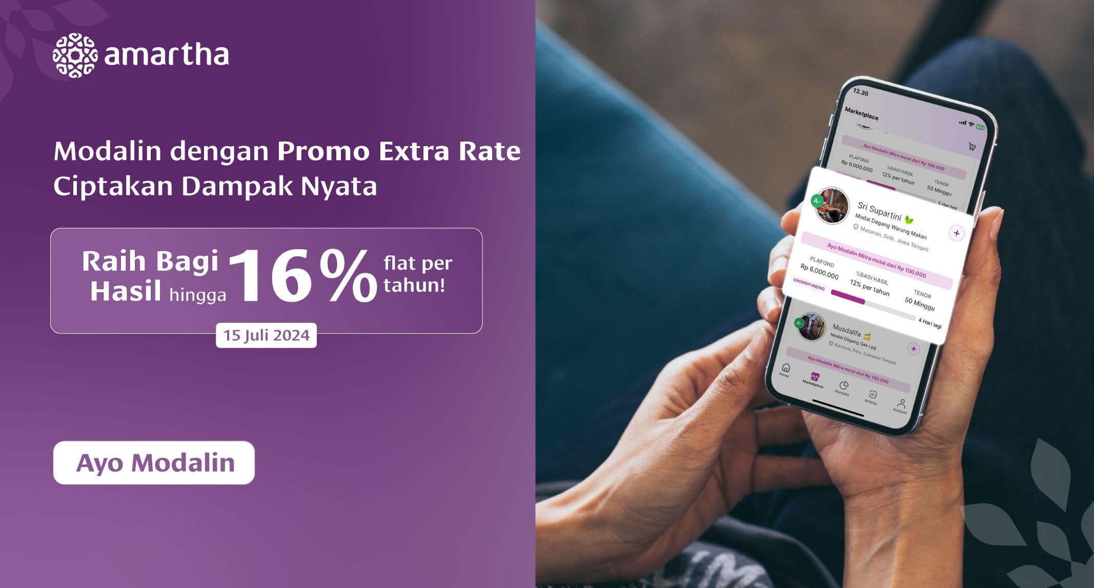 Modalin dengan Promo Extra Rate Ciptakan Dampak Nyata