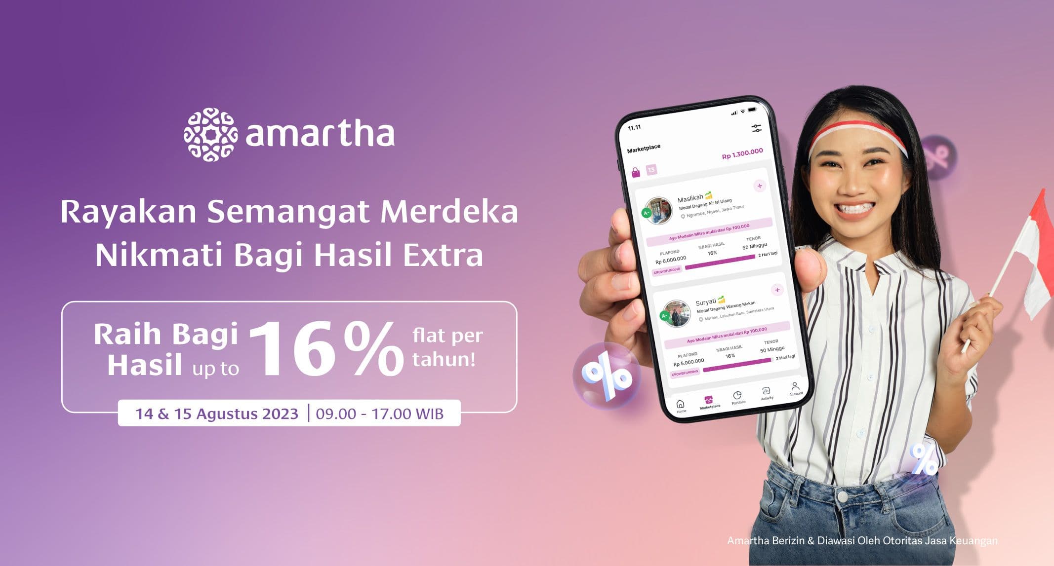 Kobarkan Semangat Merdeka, Nikmati Bagi Hasil Extra!