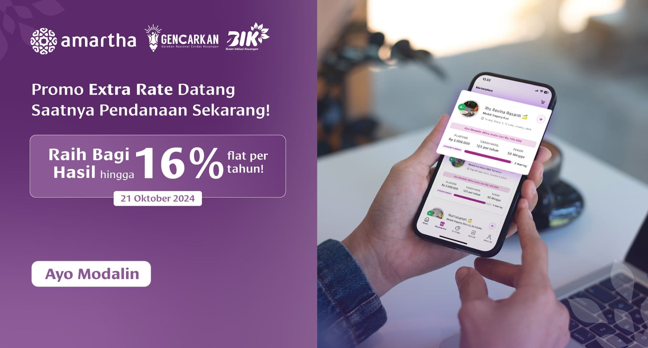 Promo Extra Rate Datang Saatnya Pendanaan Sekarang!