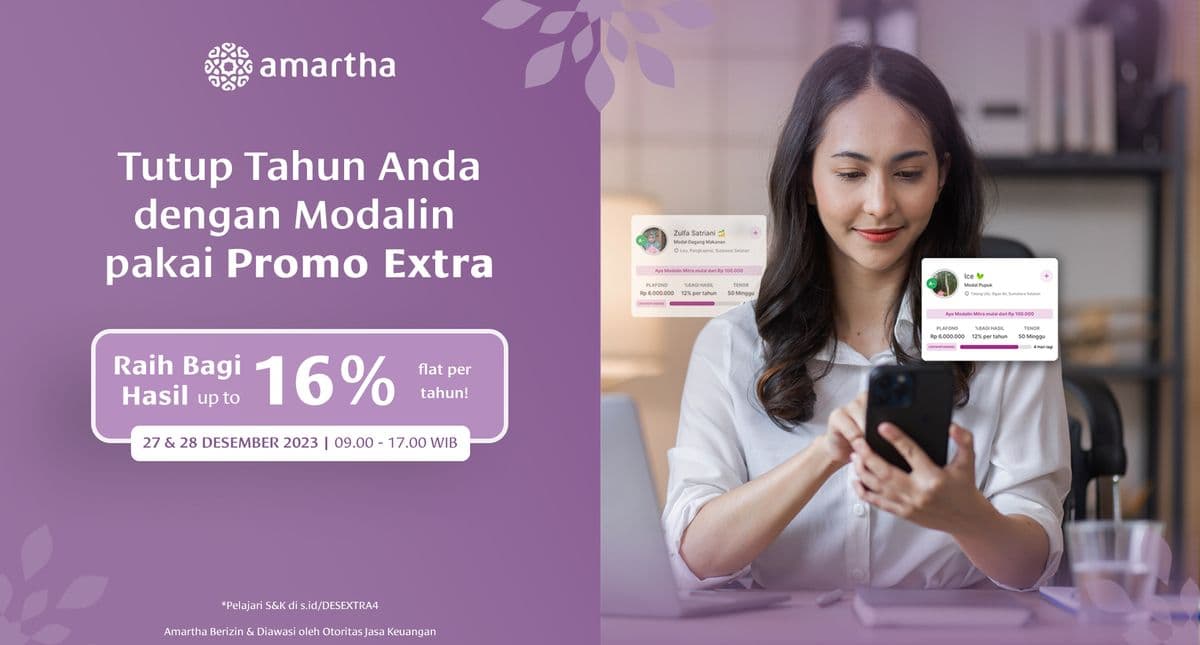 Penghujung Tahun, Modalin Mitra Nikmati Promo Extra!