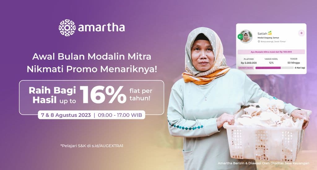 Modalin Mitra Amartha Nikmati Bagi Hasil Extra!