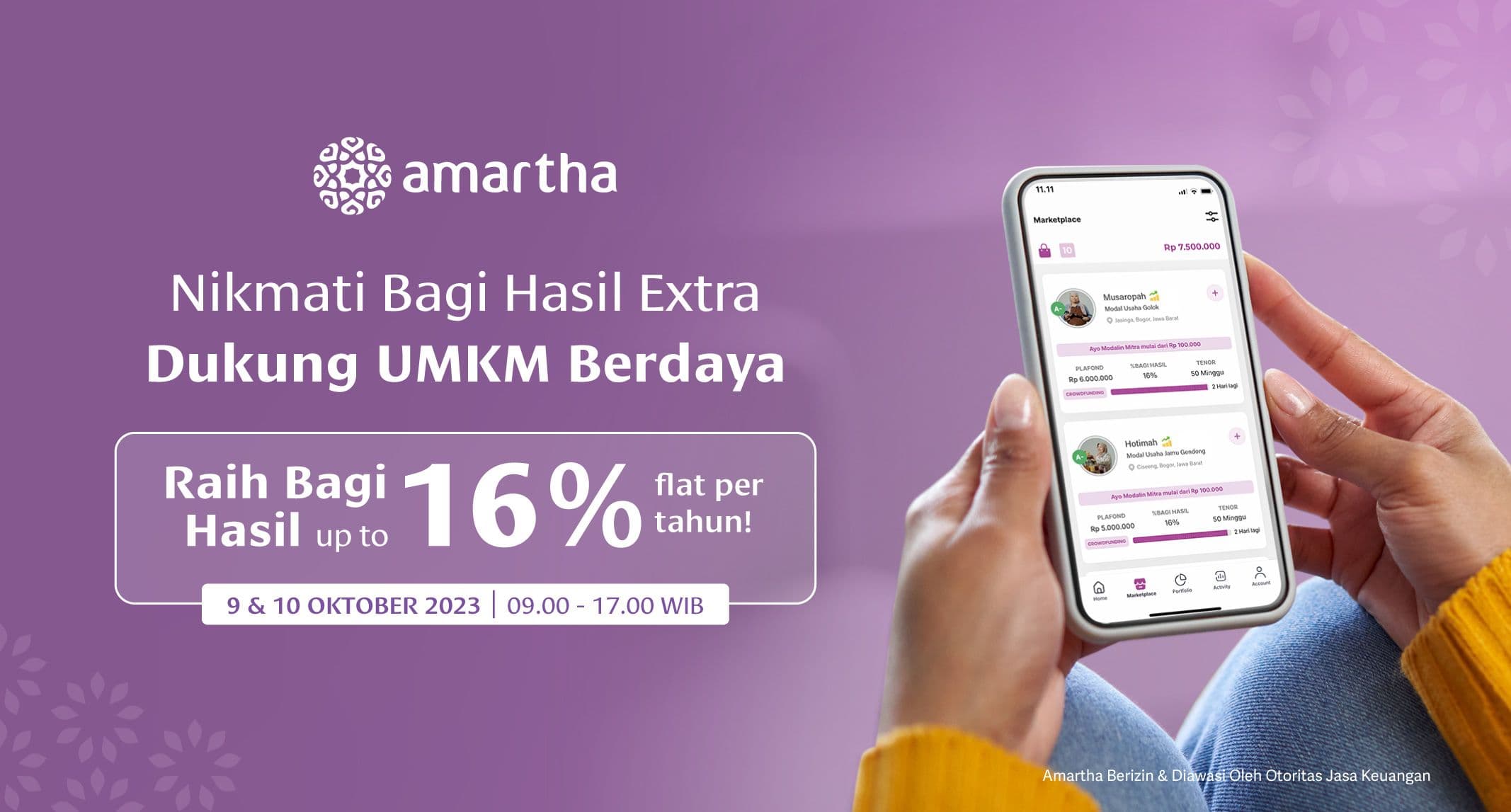 Nikmati Bagi Hasil Extra 16% Flat Sekaligus Dukung UMKM Berdaya