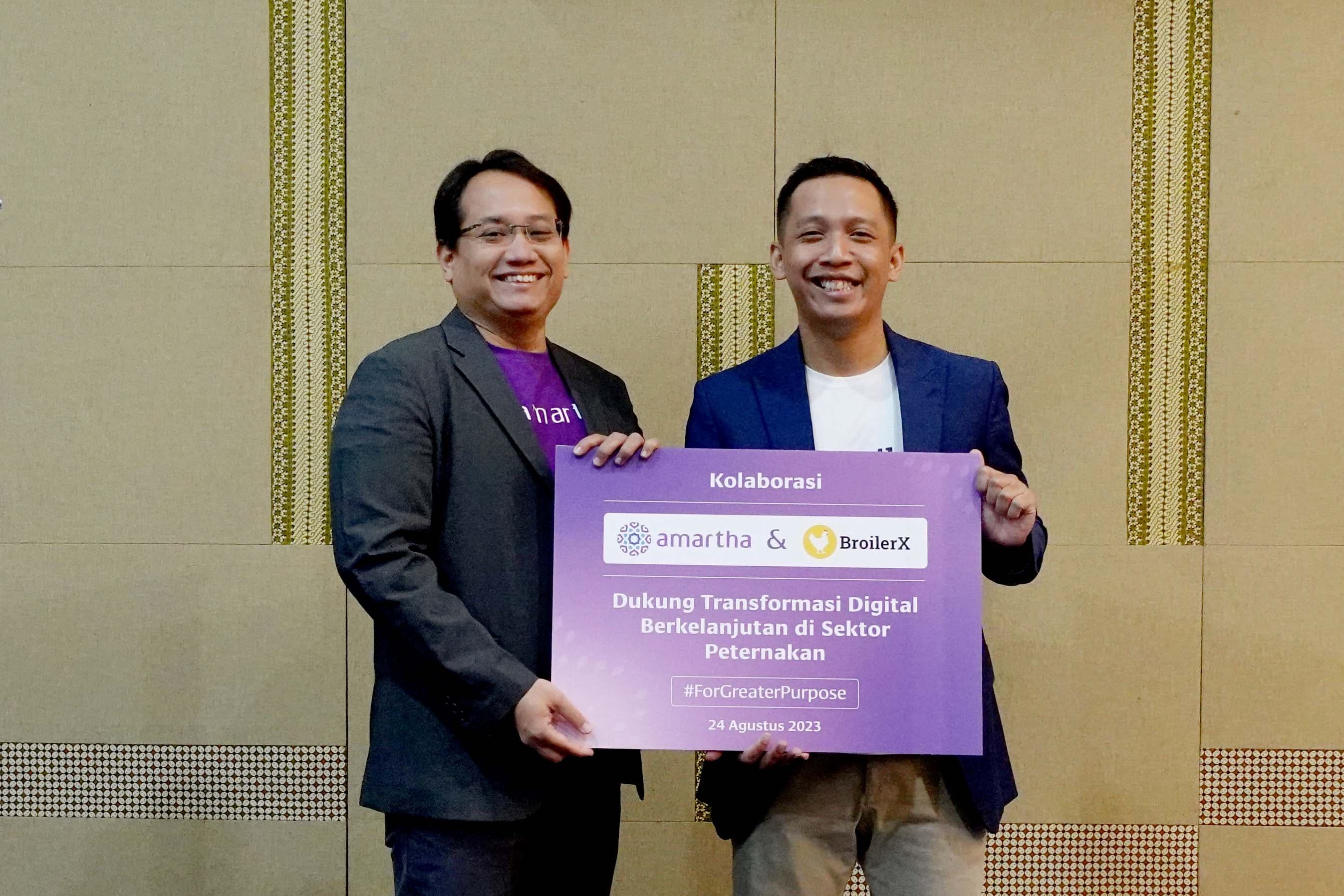 Kolaborasi Amartha dan BroilerX, Dukung Transformasi Digital Berkelanjutan di Sektor Peternakan