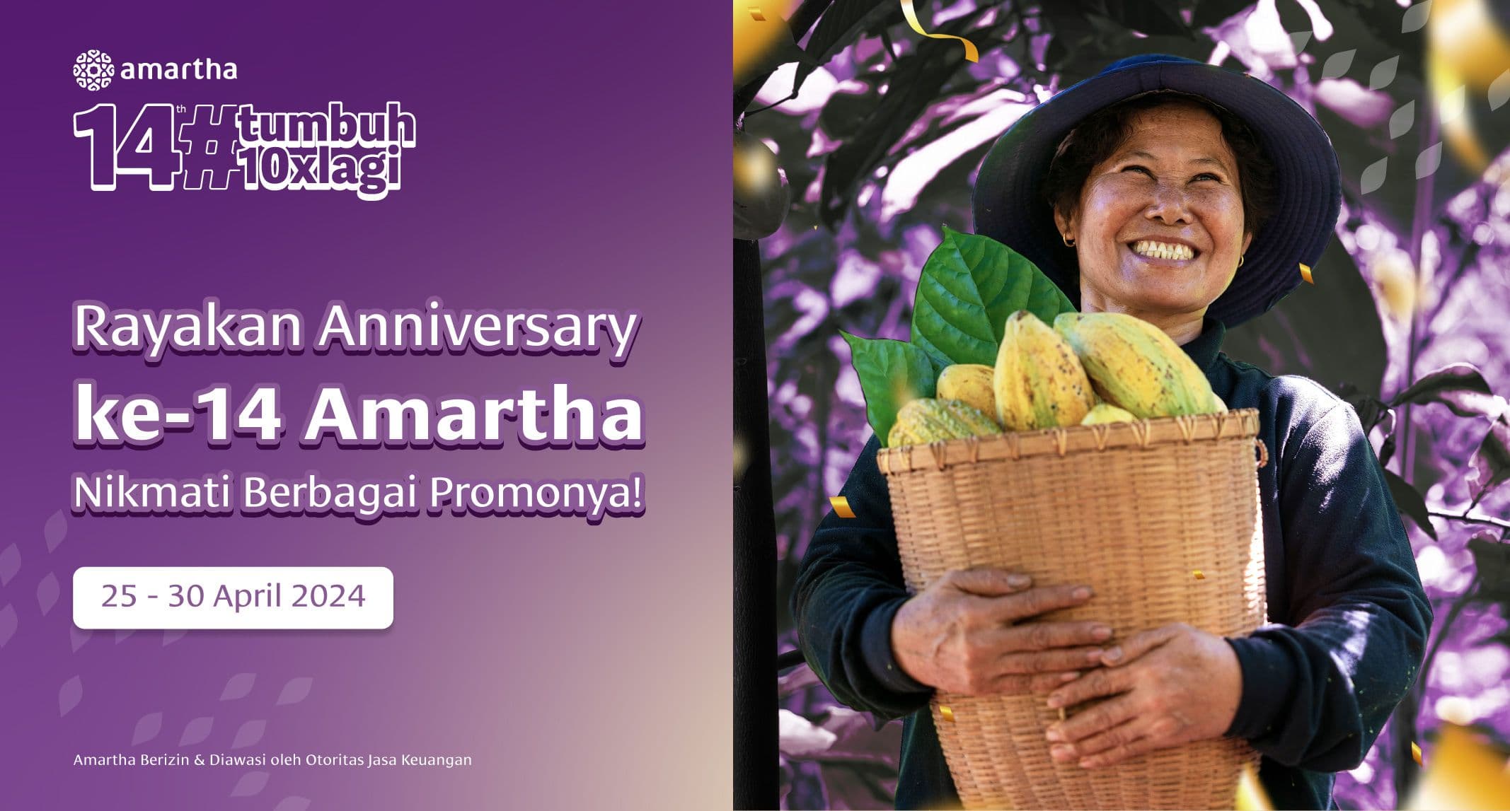 Rayakan Anniversary ke-14 Amartha dan Nikmati Berbagai Promonya!