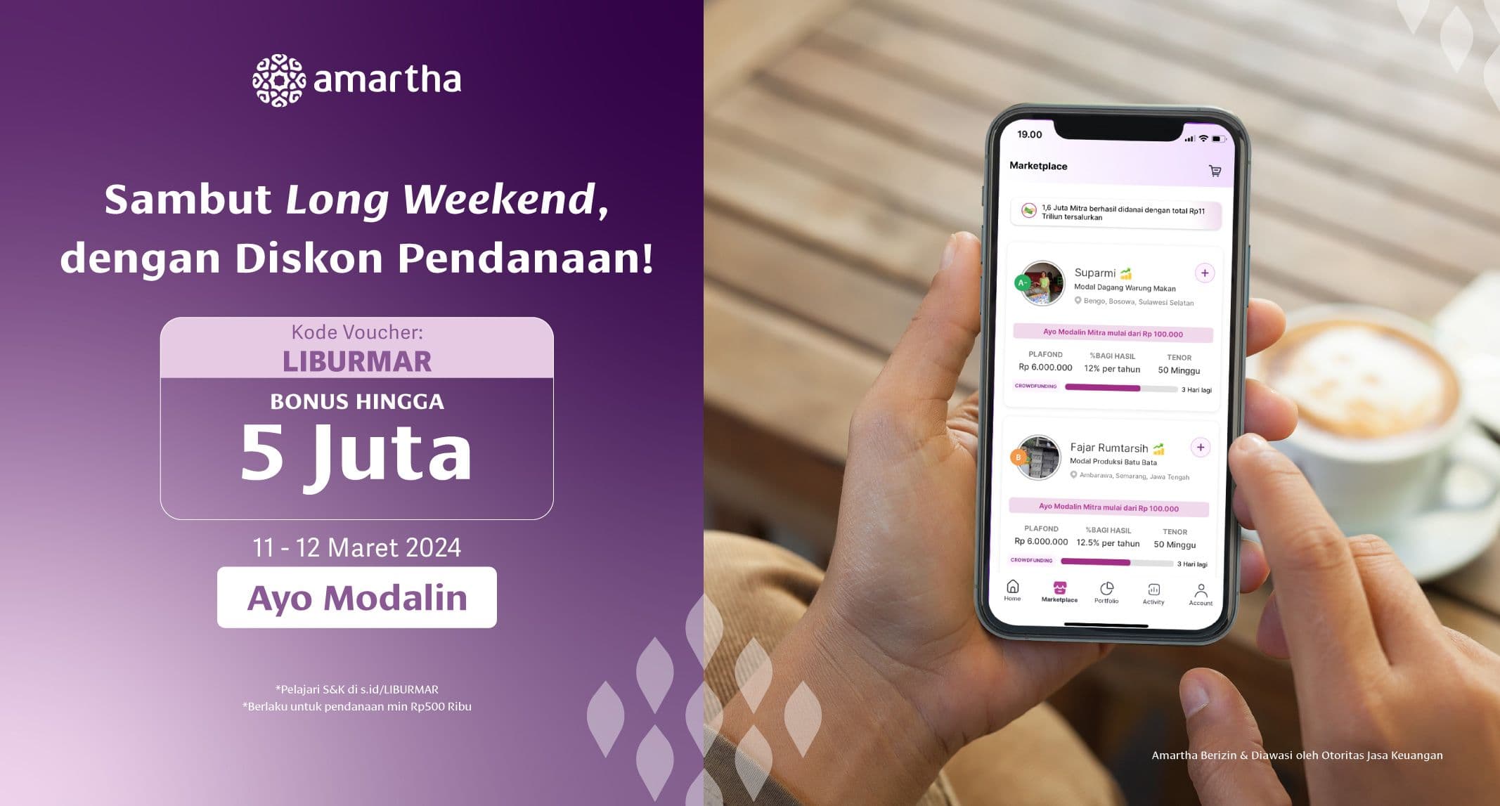 Sambut Long Weekend, dengan Diskon Pendanaan!