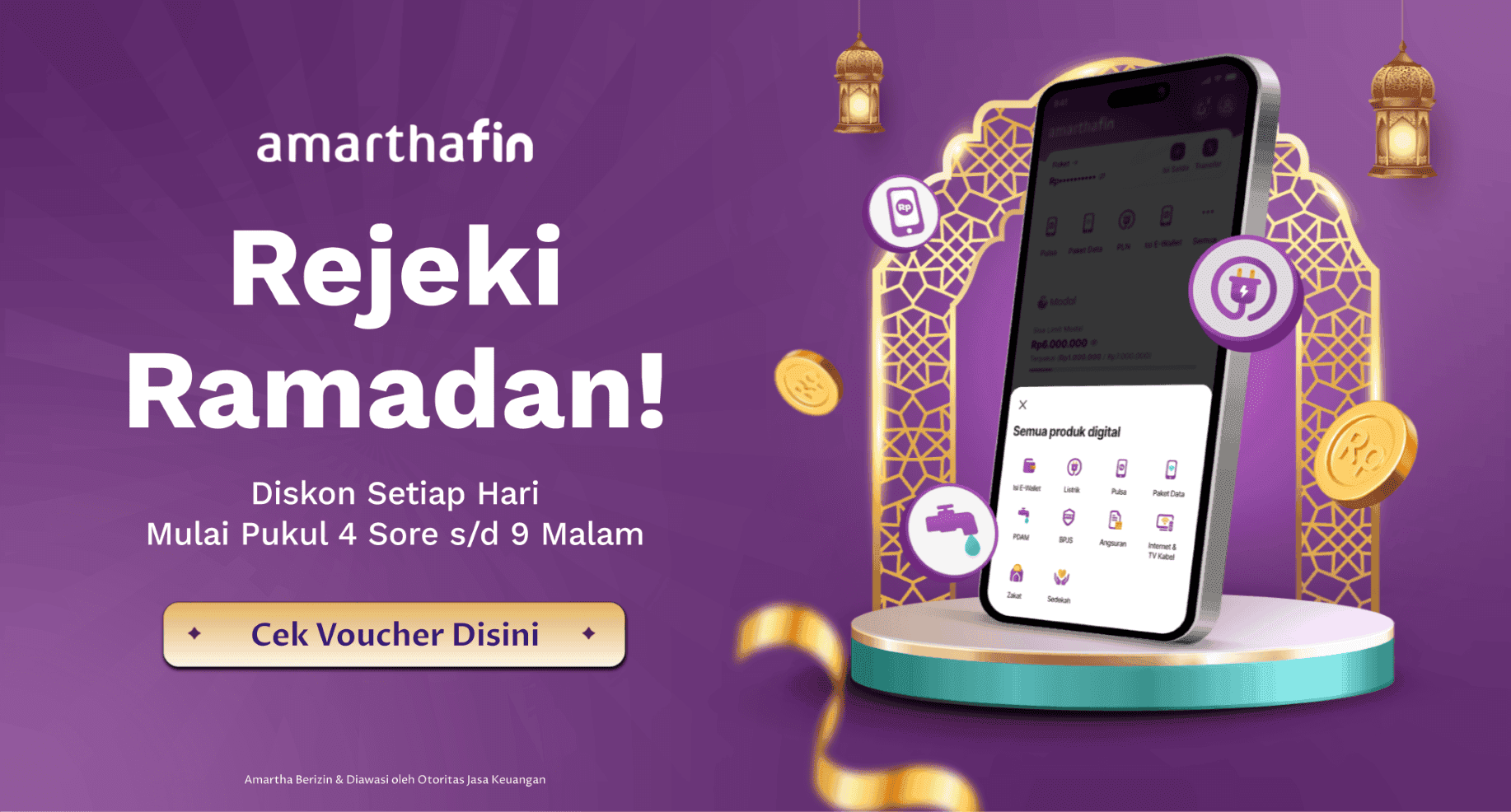 Buka Puasa Lebih Nikmat dengan Diskon Kilat AmarthaFin!
