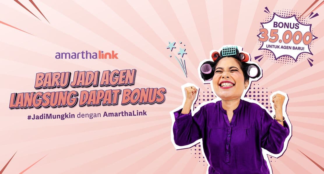 Dapatkan Bonus Rp35.000 di Bulan Pertama dan Rp12.000 di Bulan Kedua Daftar AmarthaLink!