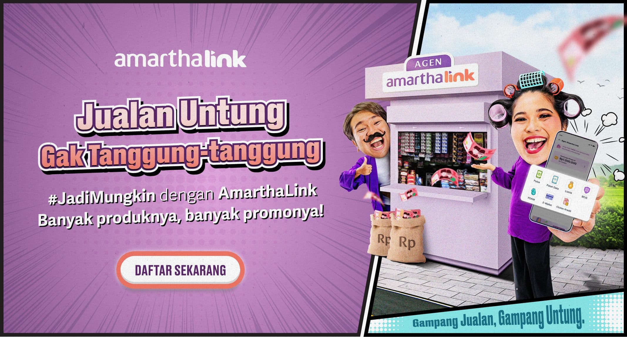 Keuntungan Lebih Besar dengan AmarthaLink!