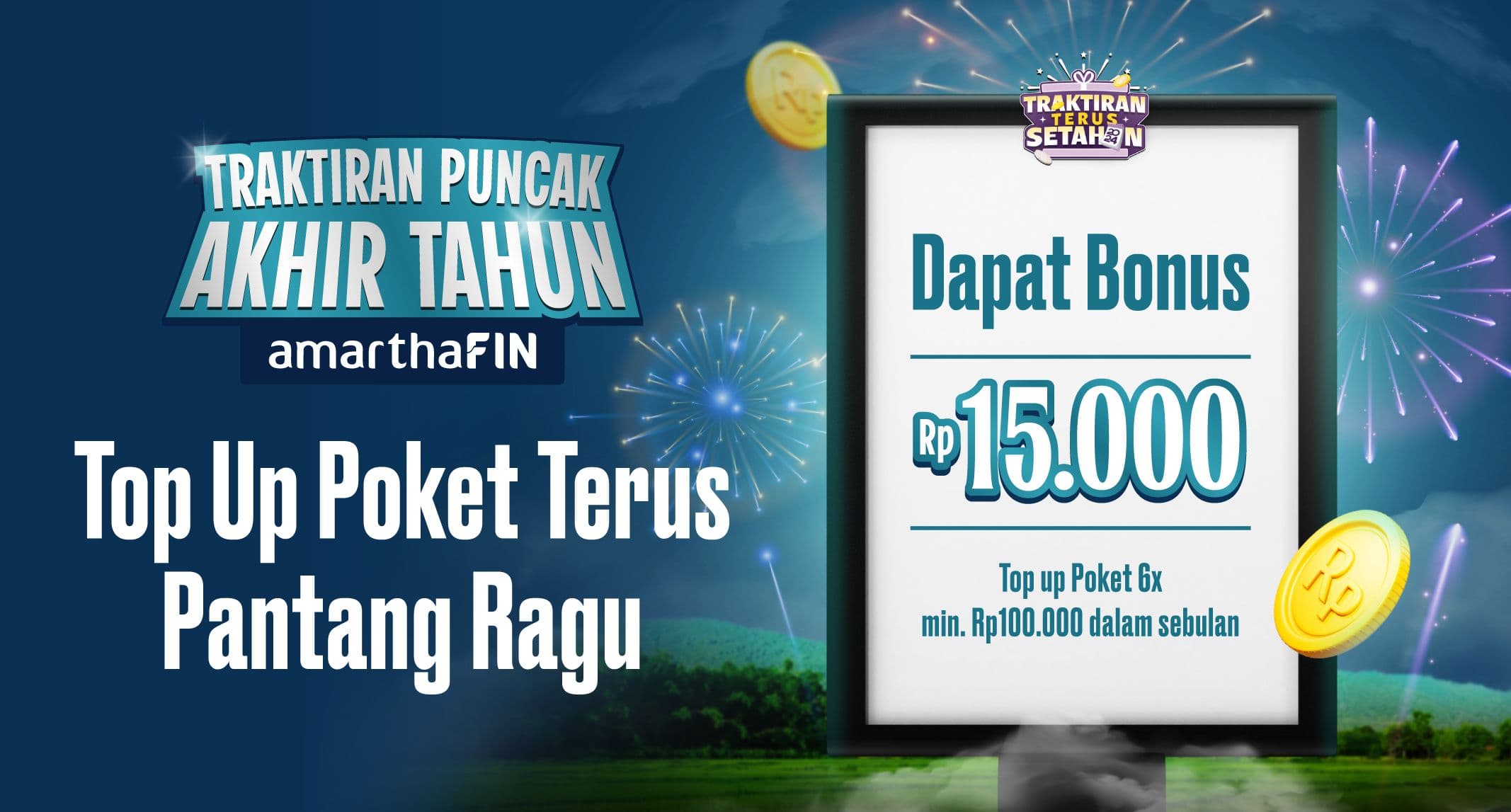 Traktiran Puncak Akhir Tahun, Ambil BONUS Spesial November!