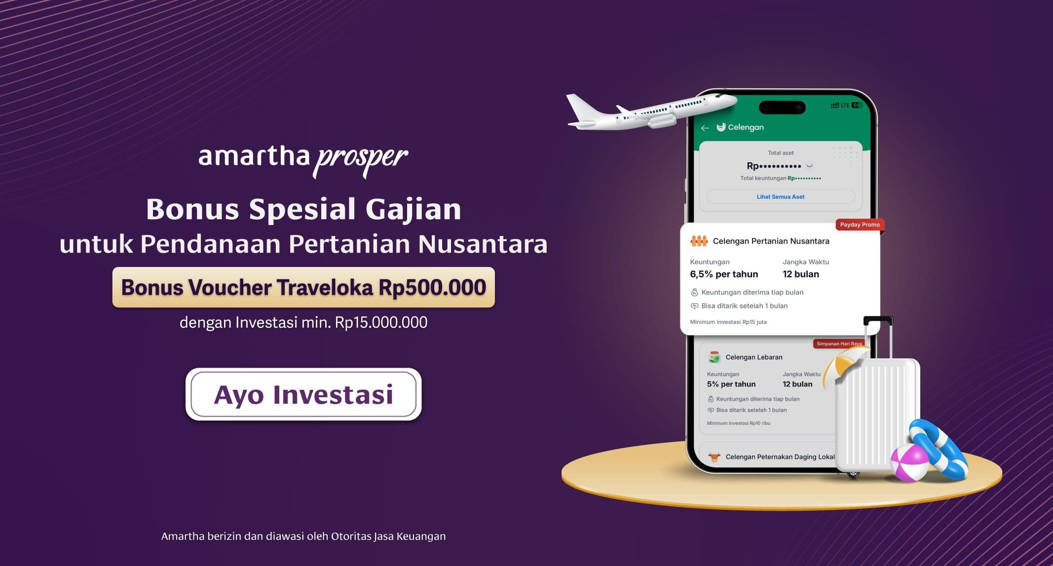 Investasi Dulu, Biar Bisa Liburan Seru! Dapatkan Voucher Traveloka hingga Rp500.000