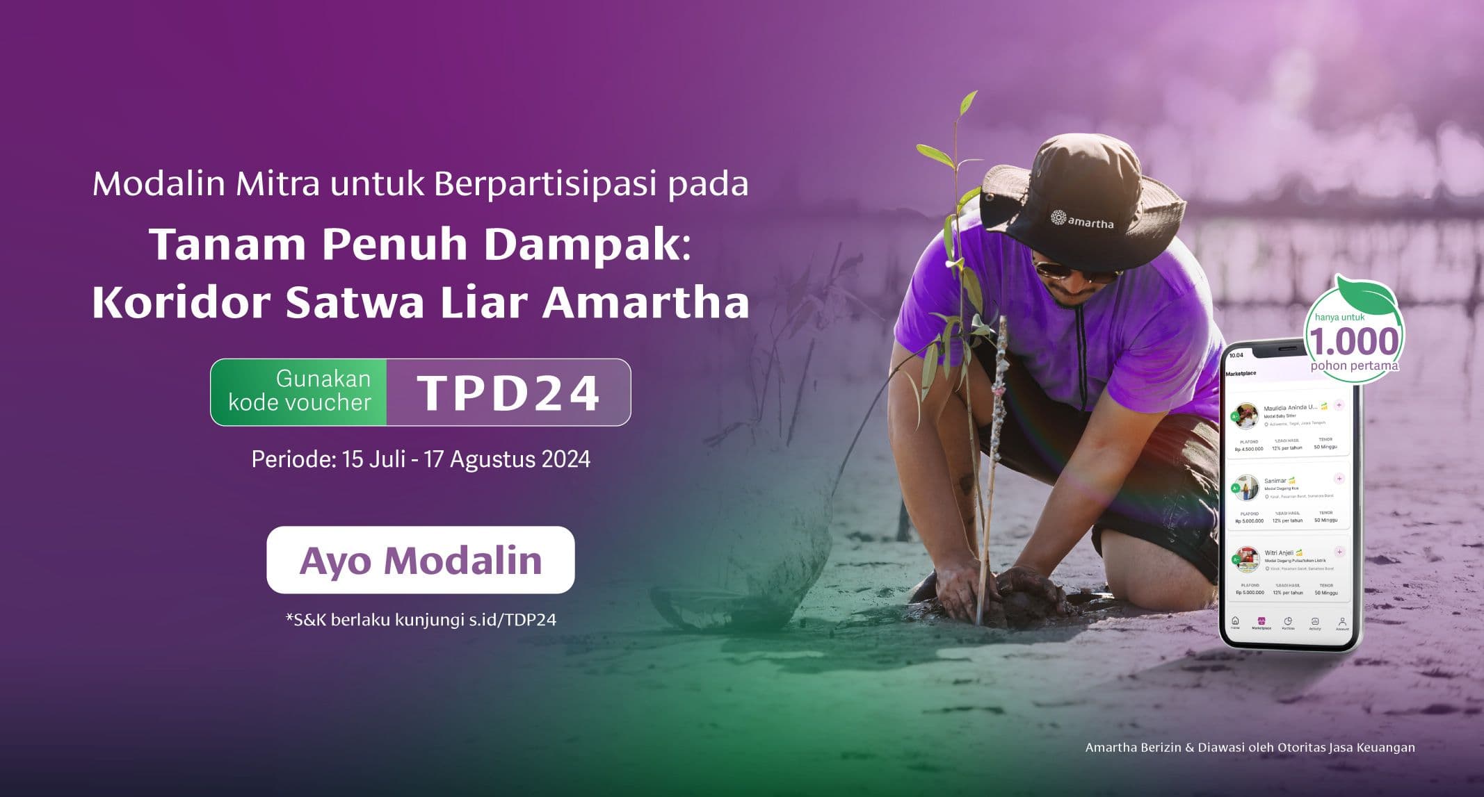 Kontribusi Pohon untuk Kebaikan Berkelanjutan Melalui Pendanaan di Amartha!