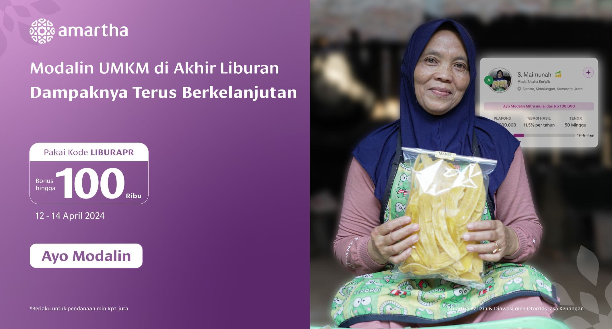 Modalin UMKM Saat Liburan, Dampaknya Terus Berkelanjutan