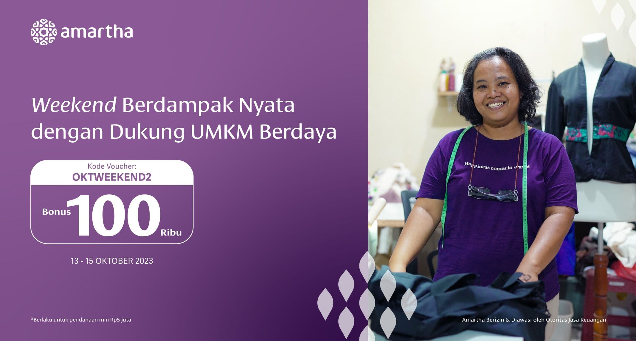 Weekend Berdampak Nyata dengan Dukung UMKM Berdaya