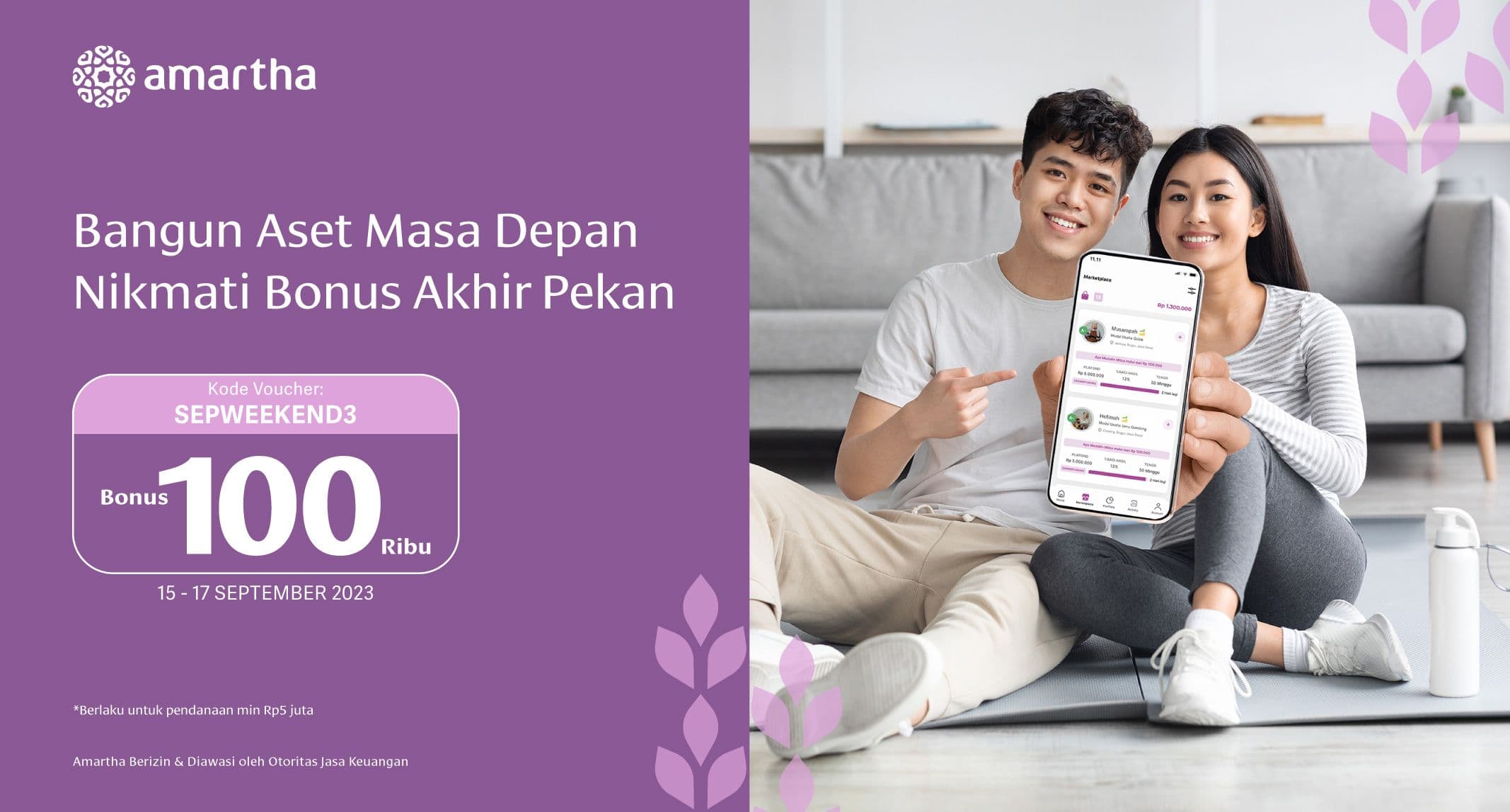 Bangun Aset Masa Depan Nikmati Bonus Akhir Pekan