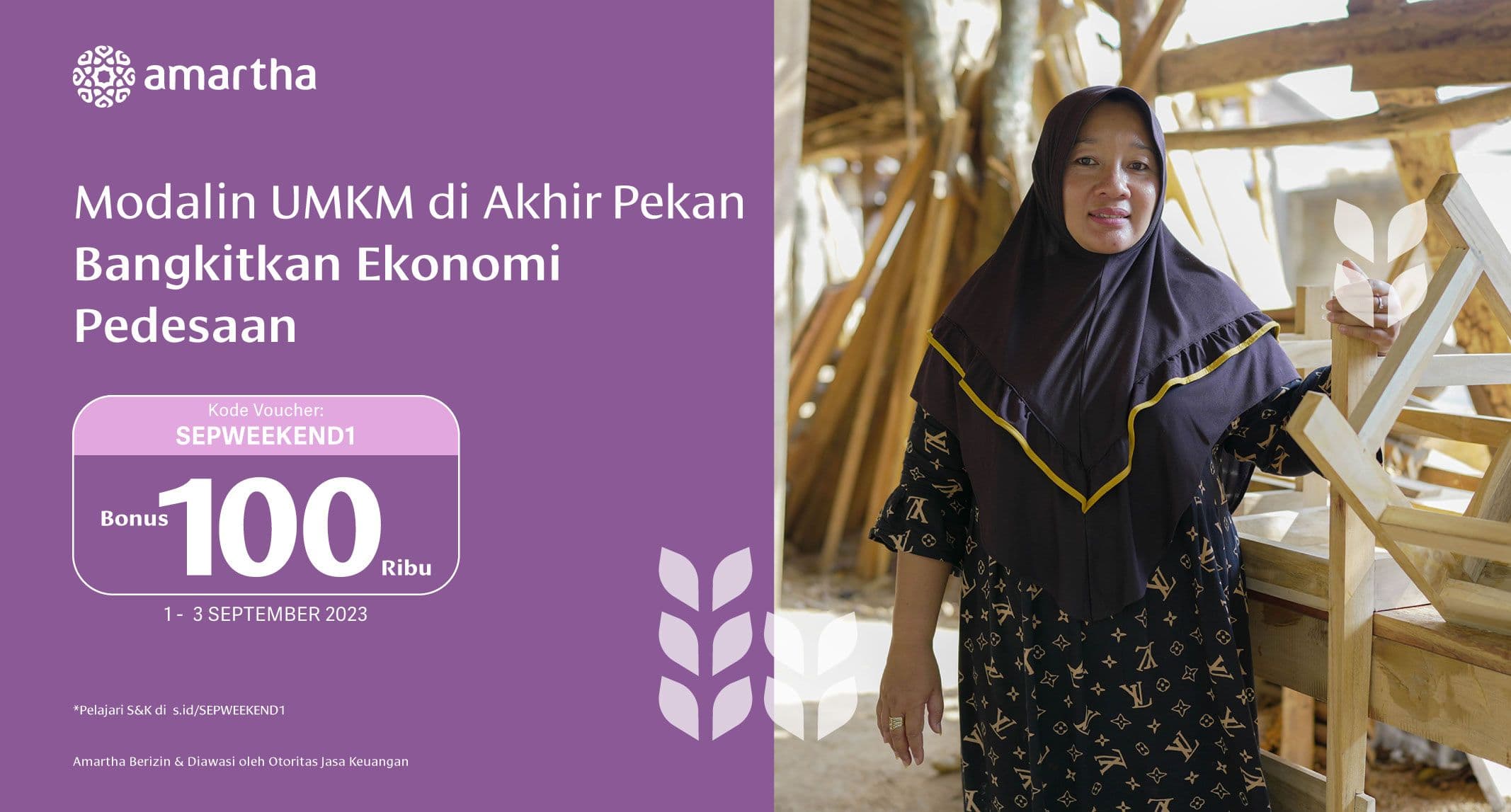 Modalin UMKM di Akhir Pekan Bangkitkan Ekonomi Pedesaan