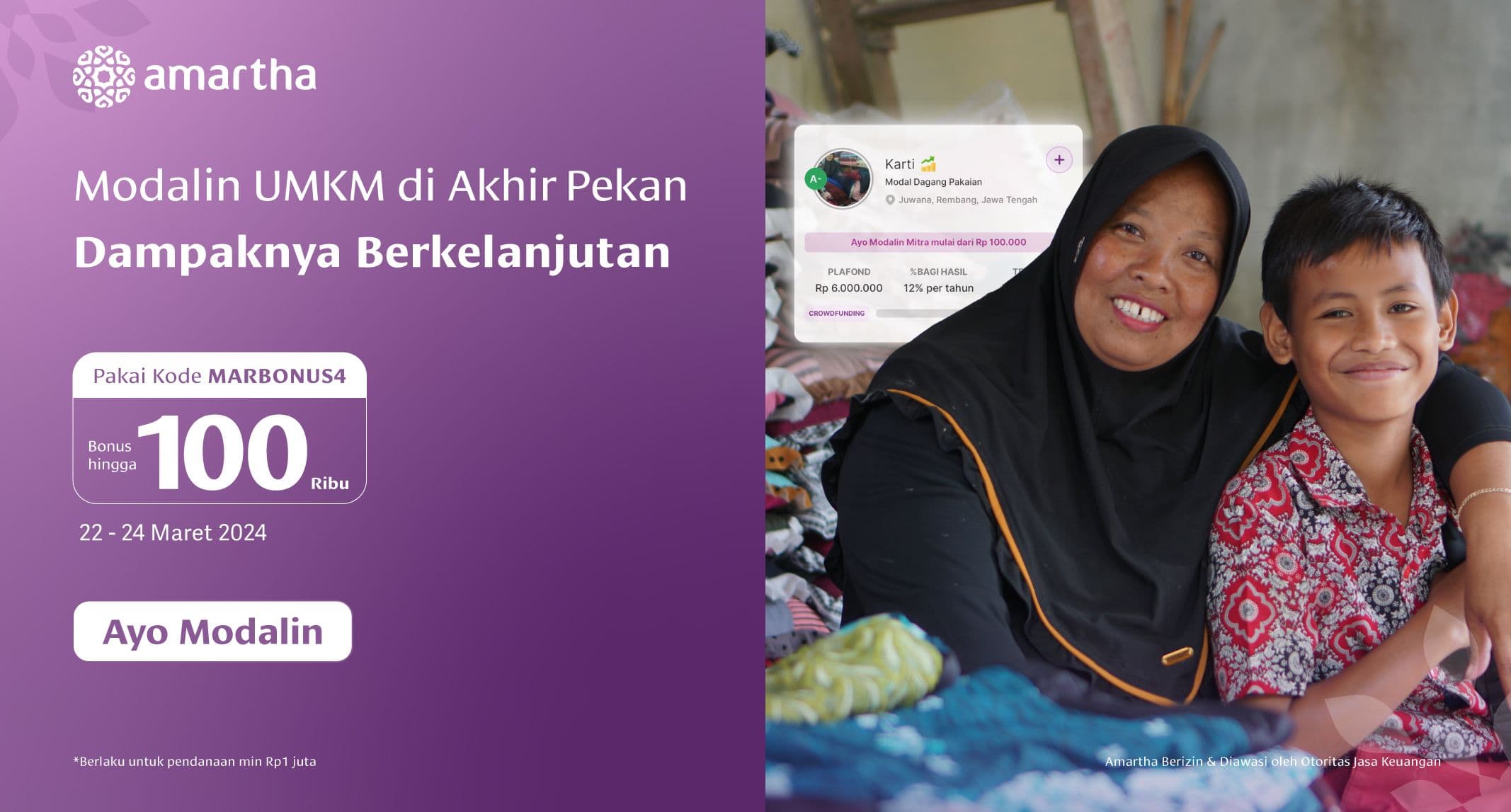 Ciptakan Dampak Berkelanjutan Hanya dengan Modalin UMKM!