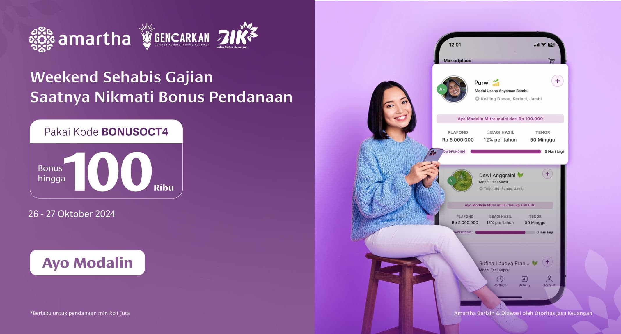 Weekend Sehabis Gajian Saatnya Nikmati Bonus Pendanaan