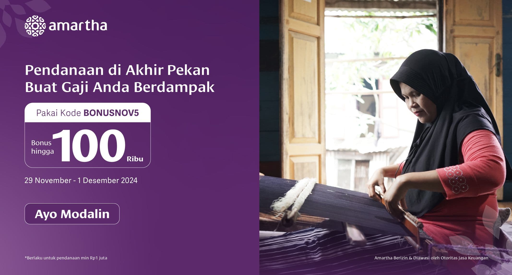 Pendanaan di Akhir Pekan Buat Gajian Anda Berdampak