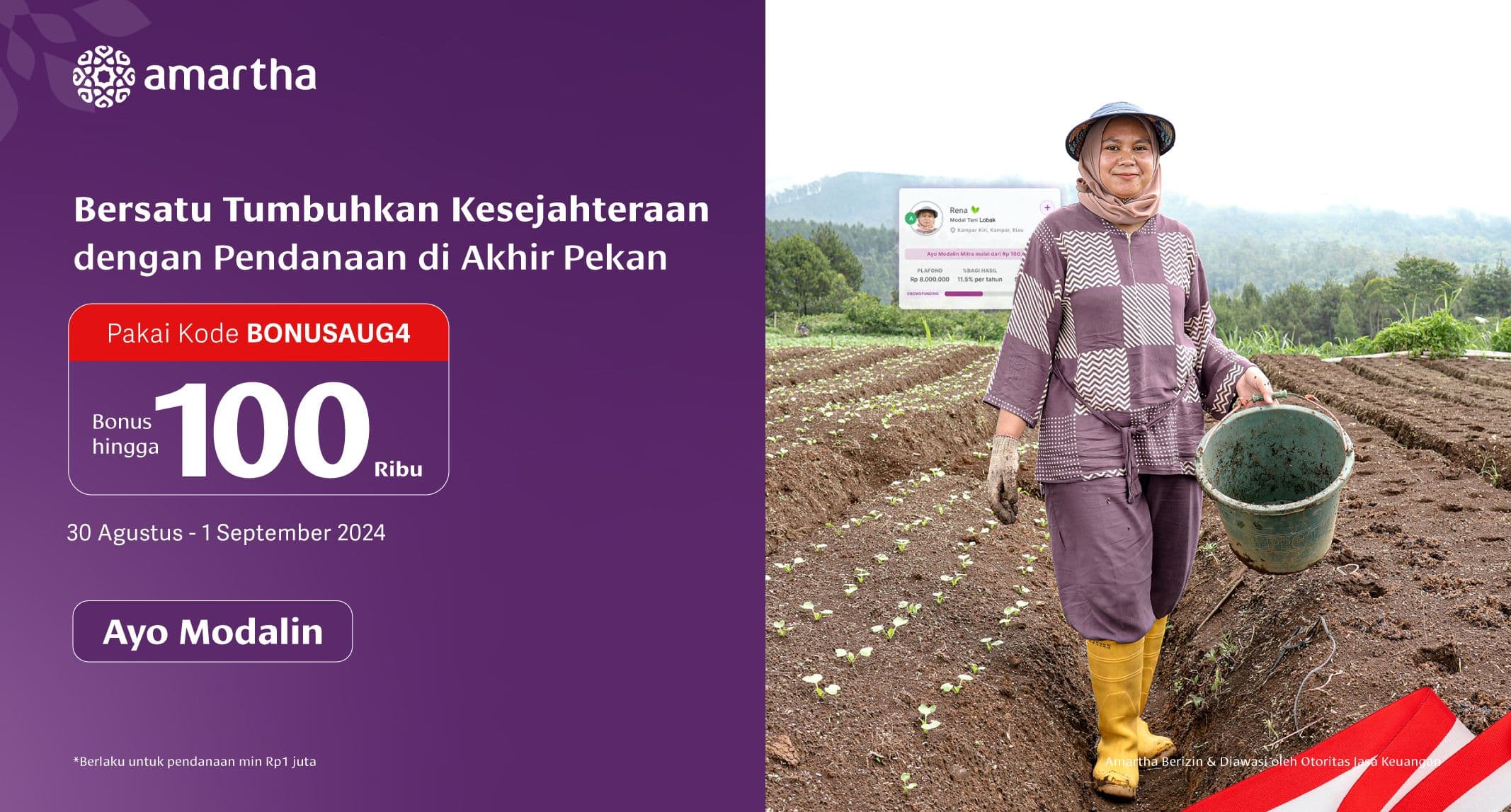 Bersatu Tumbuhkan Kesejahteraan dengan Pendanaan di Akhir Pekan