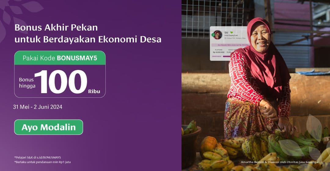 Bonus Akhir Pekan untuk Berdayakan Ekonomi Desa