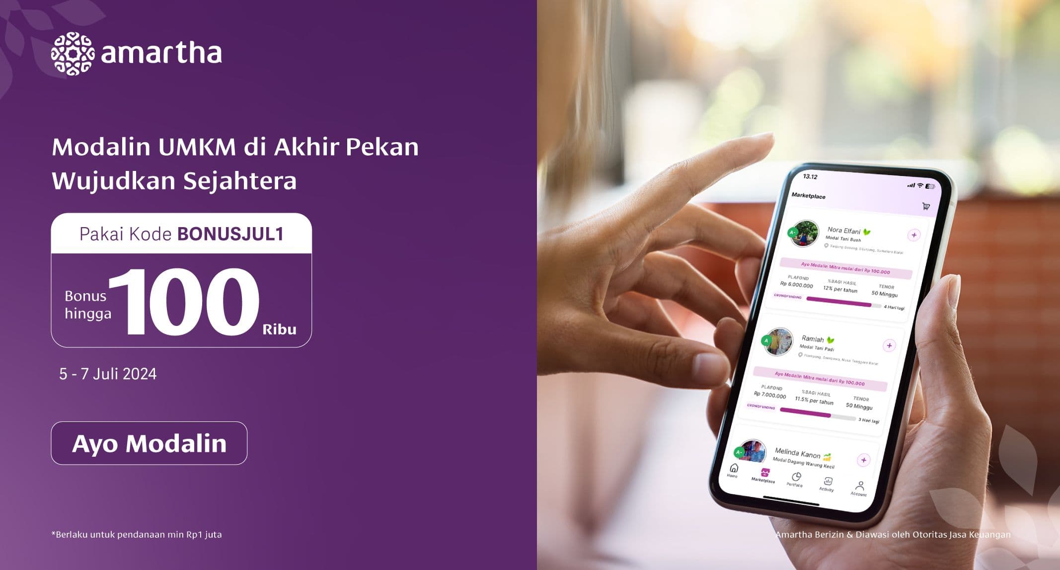 Pendanaan di Akhir Pekan Hadirkan Kebaikan Berkelanjutan