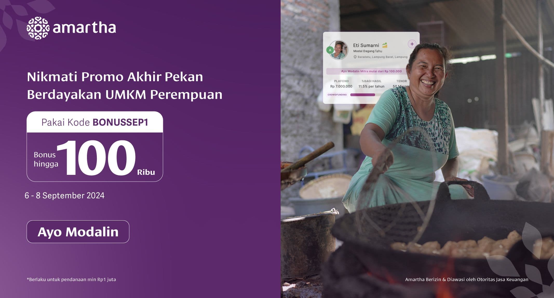 Nikmati Promo Akhir Pekan Berdayakan UMKM Perempuan