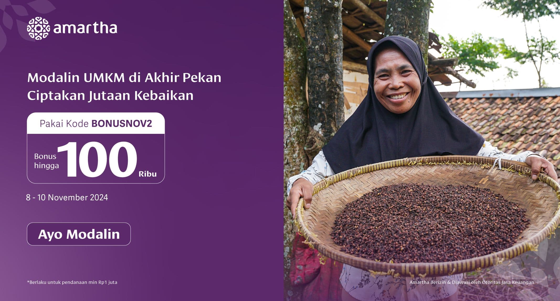 Modalin UMKM di Akhir Pekan Ciptakan Jutaan Kebaikan