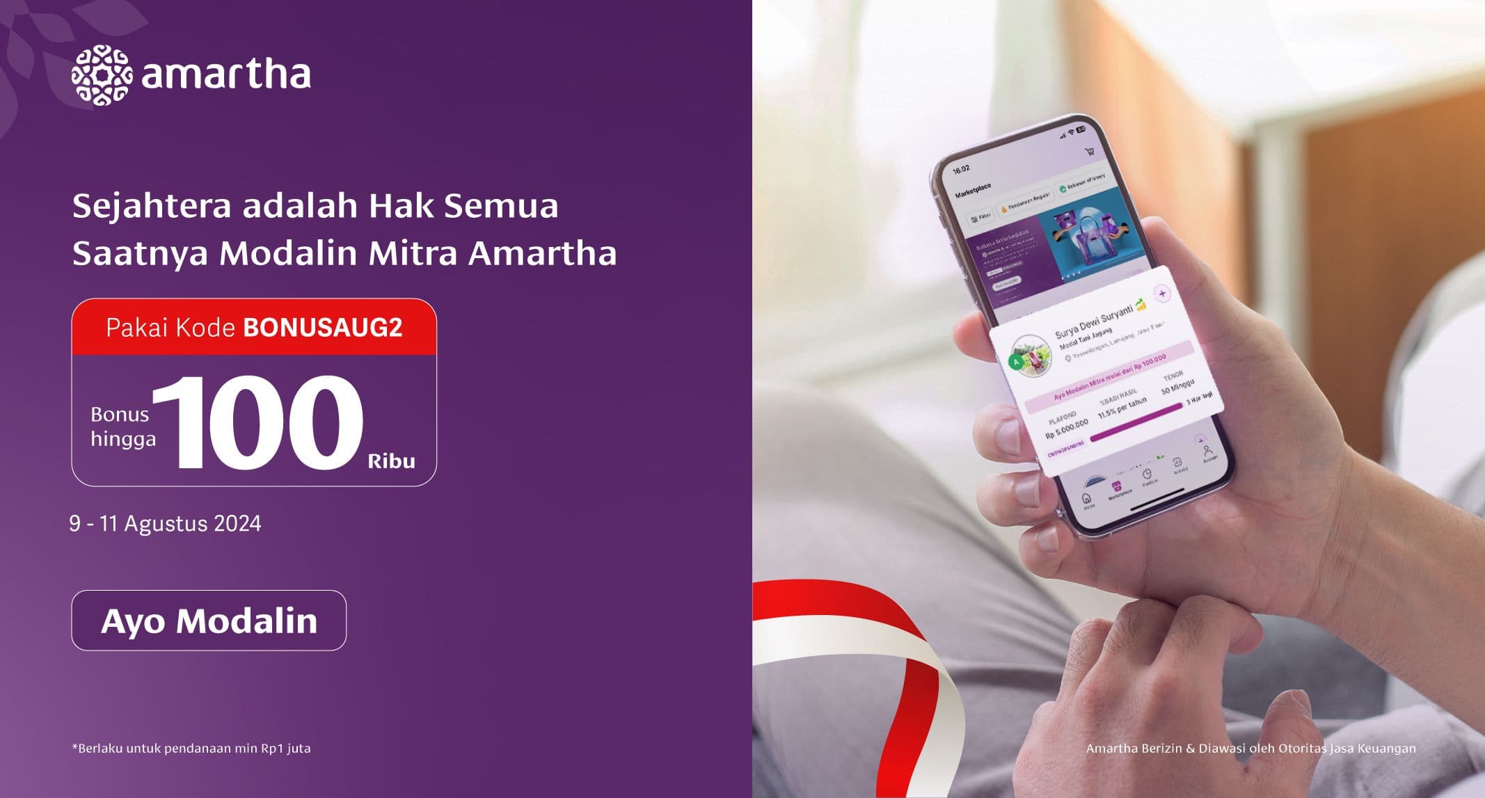 Sejahtera adalah Hak Semua Saatnya Modalin Mitra Amartha