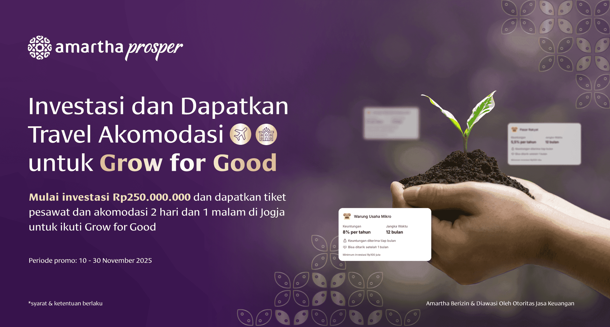 Investasi Berdampak, Hadiah Pengalaman: Ikuti Perjalanan “Grow for Good” ke Jogja