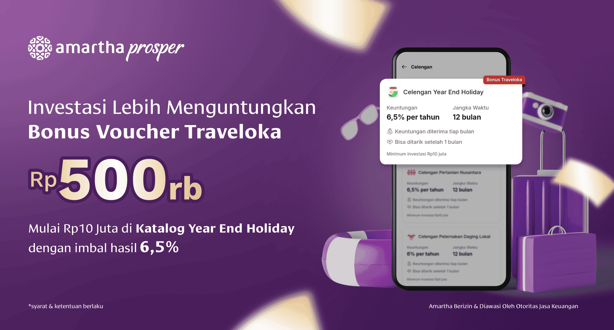 Investasi Dulu, Liburan Seru Kemudian! Dapatkan Voucher Traveloka hingga Rp500.000
