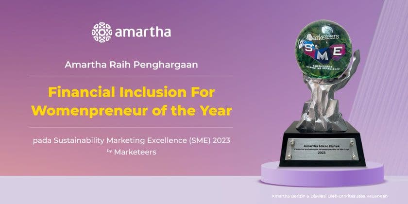 Amartha Berhasil Raih Penghargaan Sustainable Marketing Excellence Award 2023 