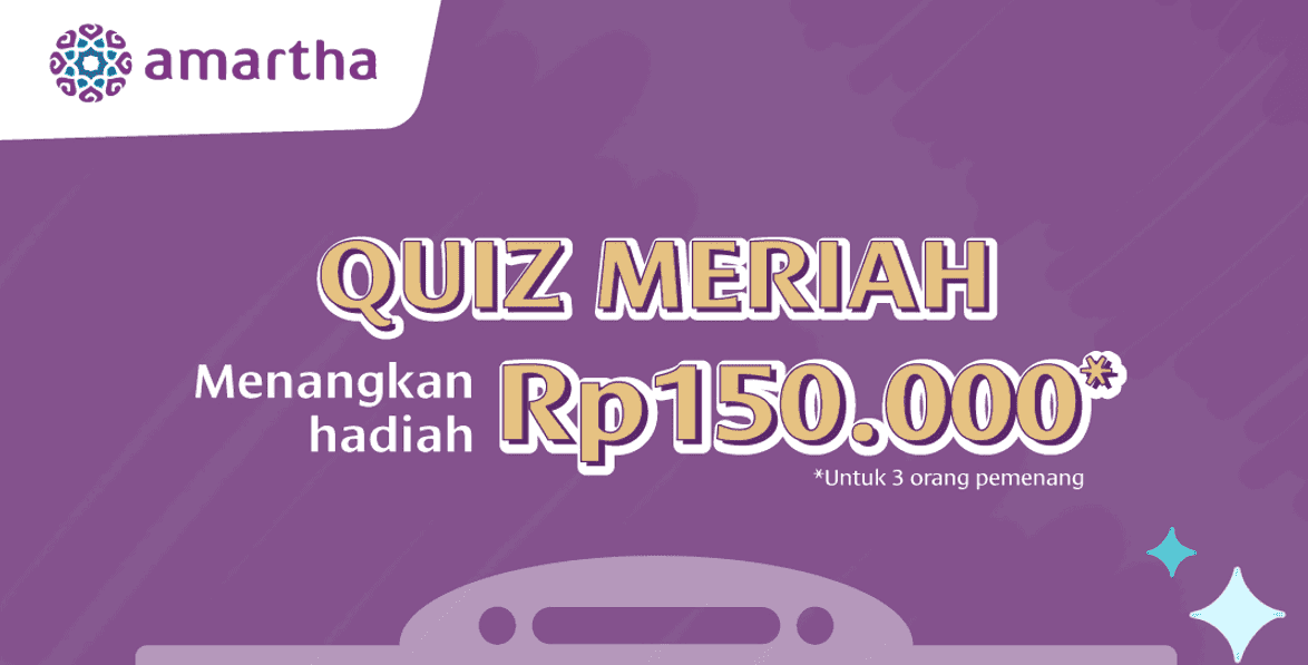 Quiz Meriah Menangkan Hadiah 150 Ribu Rupiah Untuk 3 Orang Pemenang!