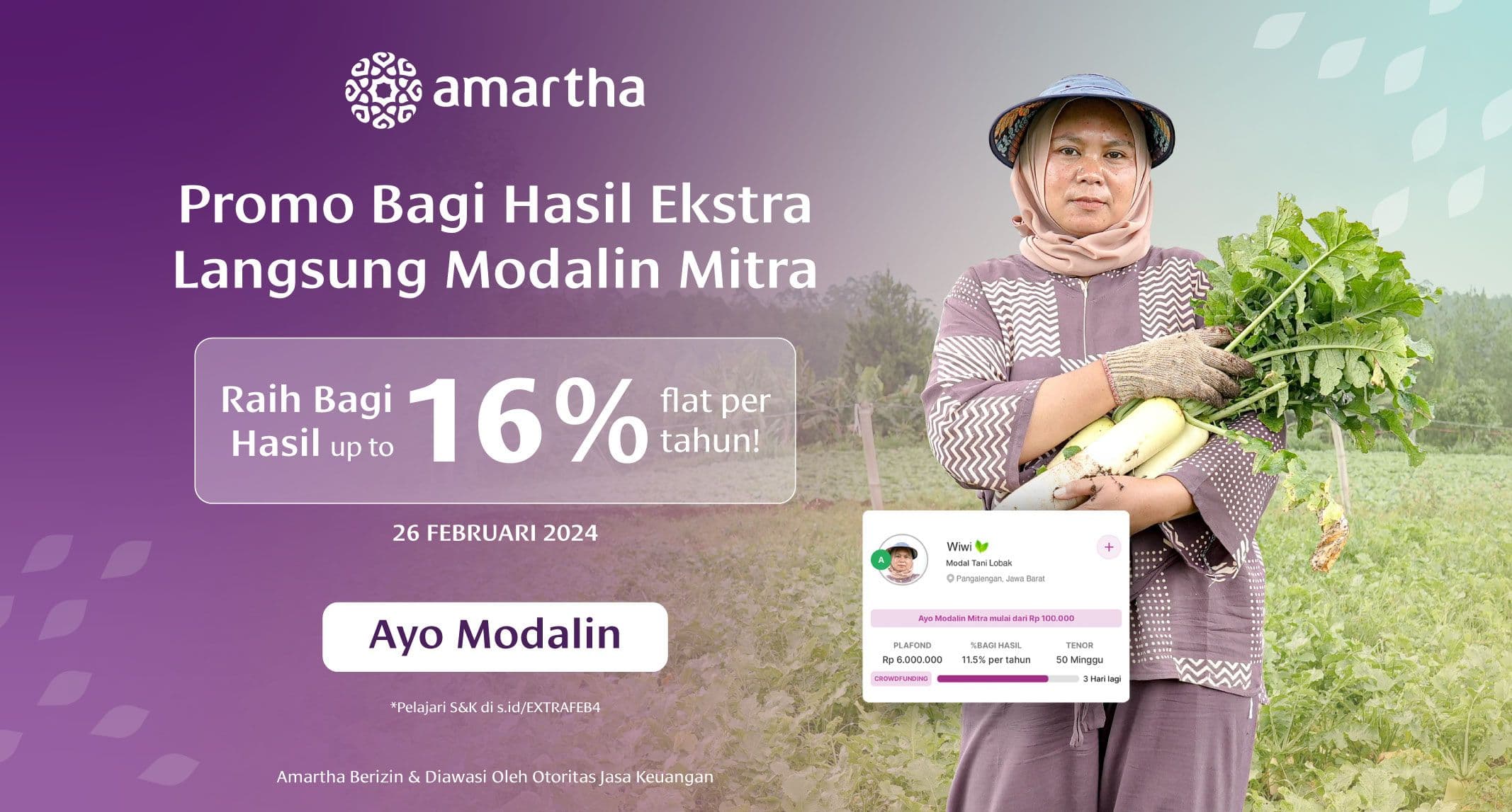 Berawal Modalin Promo Extra Kesejahteraan Merata Tercipta 