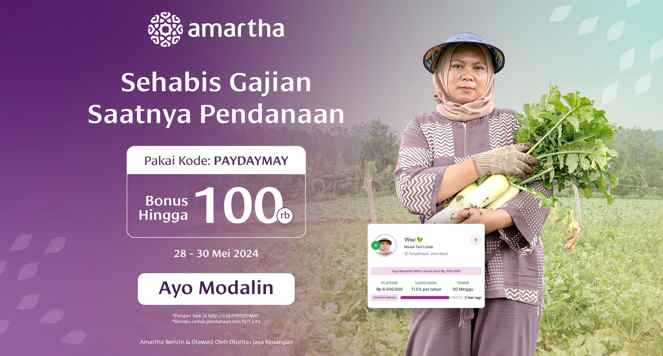 Rayakan Hari Gajian dengan Bonus Pendanaan