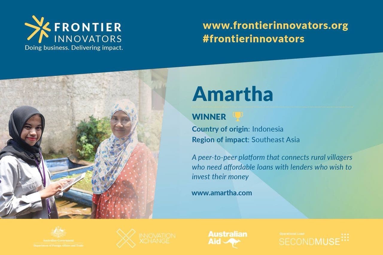 Amartha Pemenang InnovationXchange Frontier Innovators