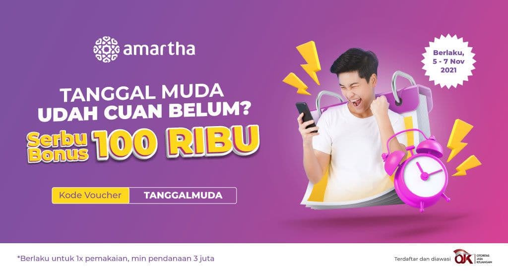 Bonus 100 Ribu di Tanggal Muda. Mau?