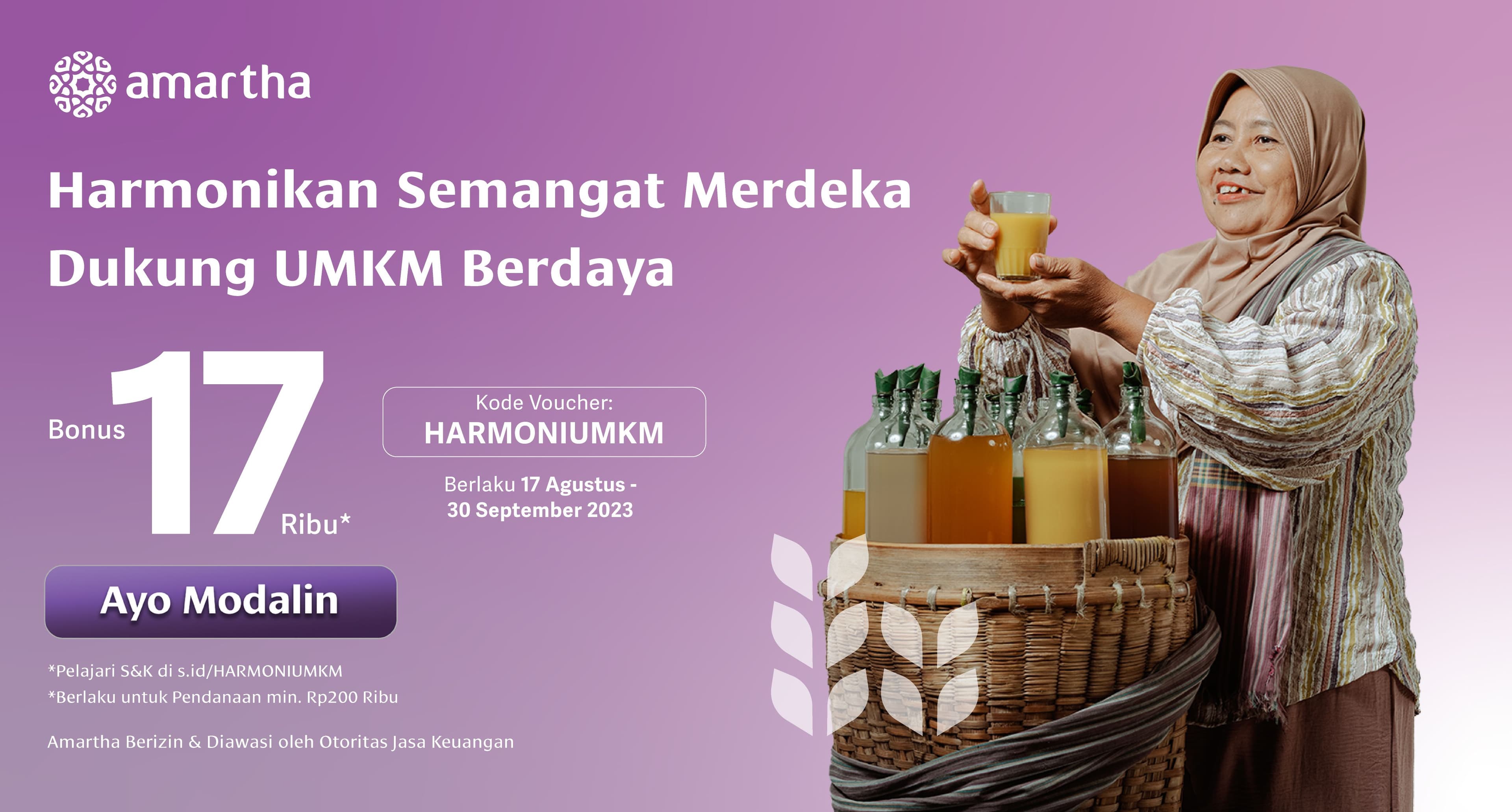 Berharmoni Bersama Amartha, Wujudkan Kesejahteraan Merata